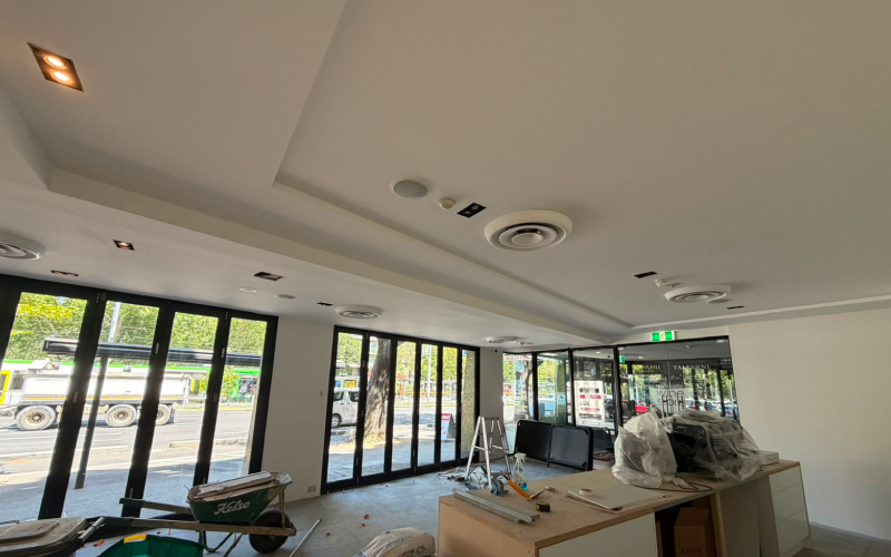 Commercial office interior painting, Melbourne