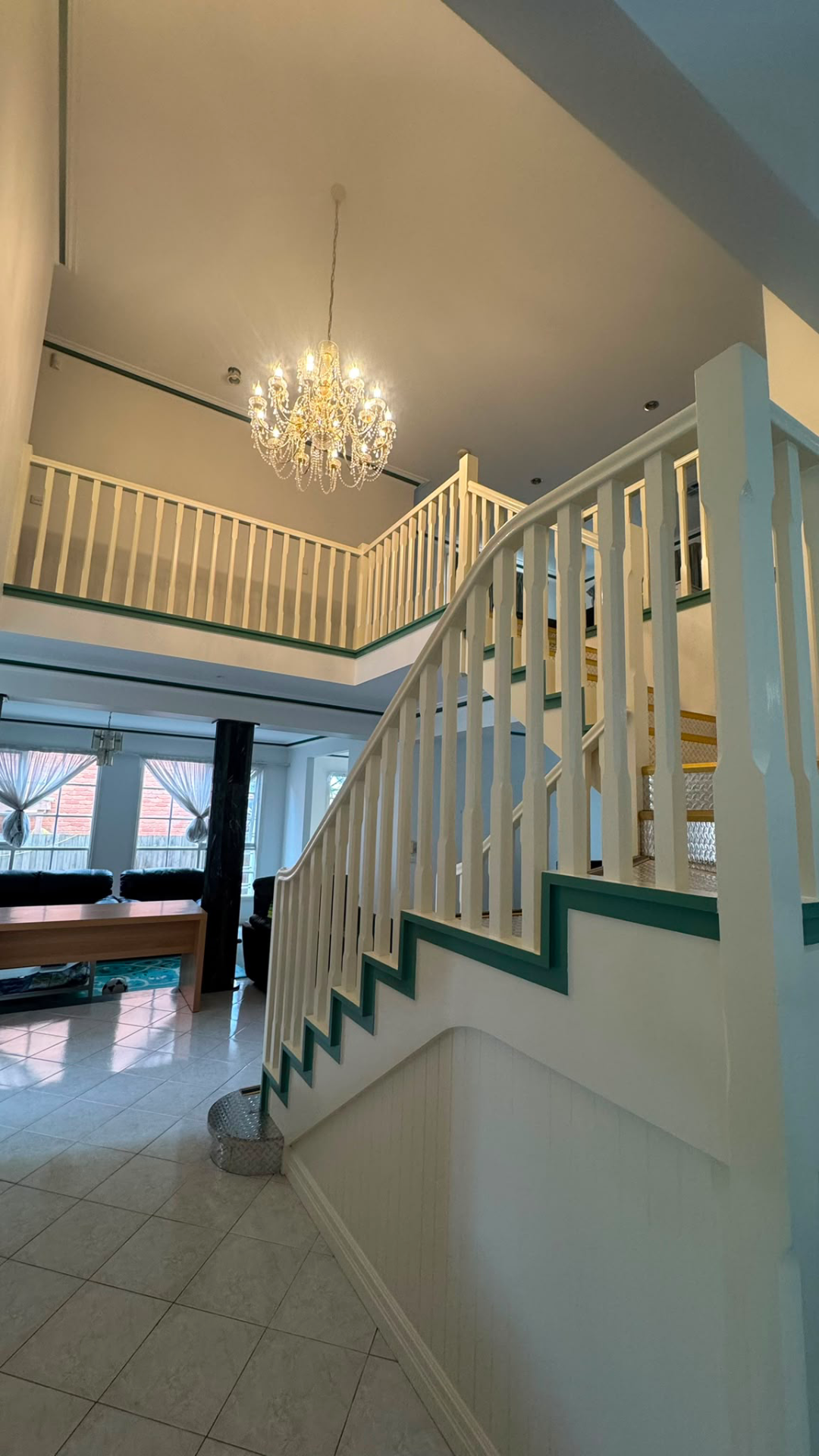 Double storey home interior repainting, Melbourne