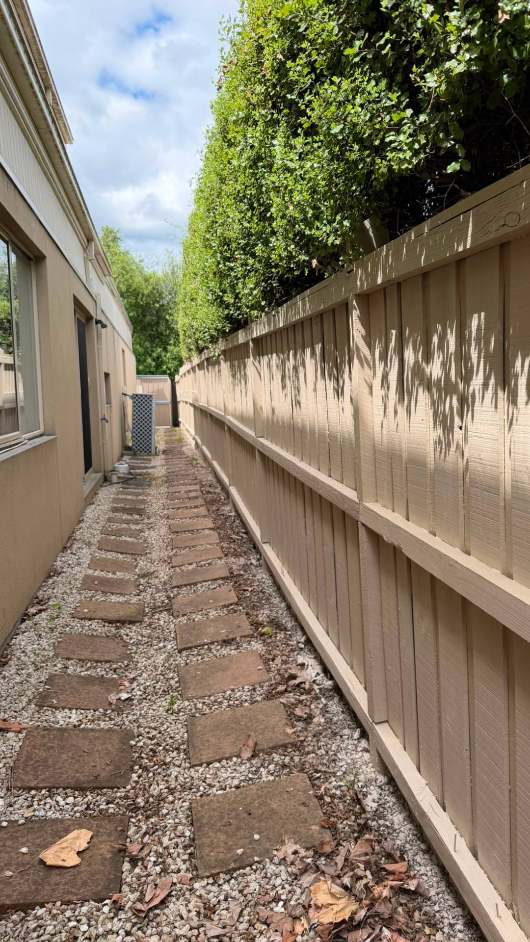 Double storey house exterior grey painting, Melbourne