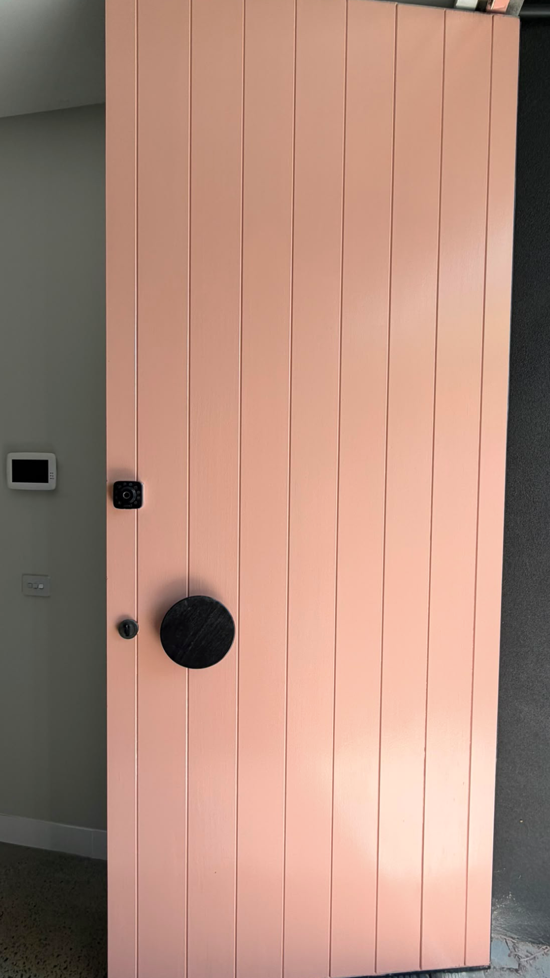 Front door repainting finish, Melbourne