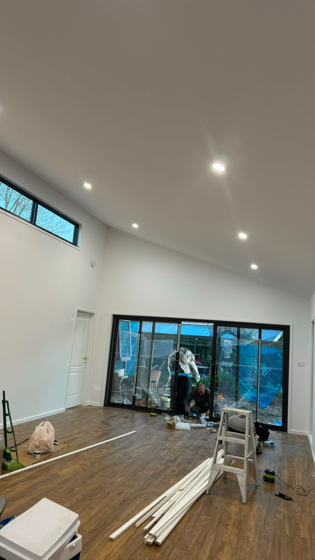 New home interior painting completion, Melbourne