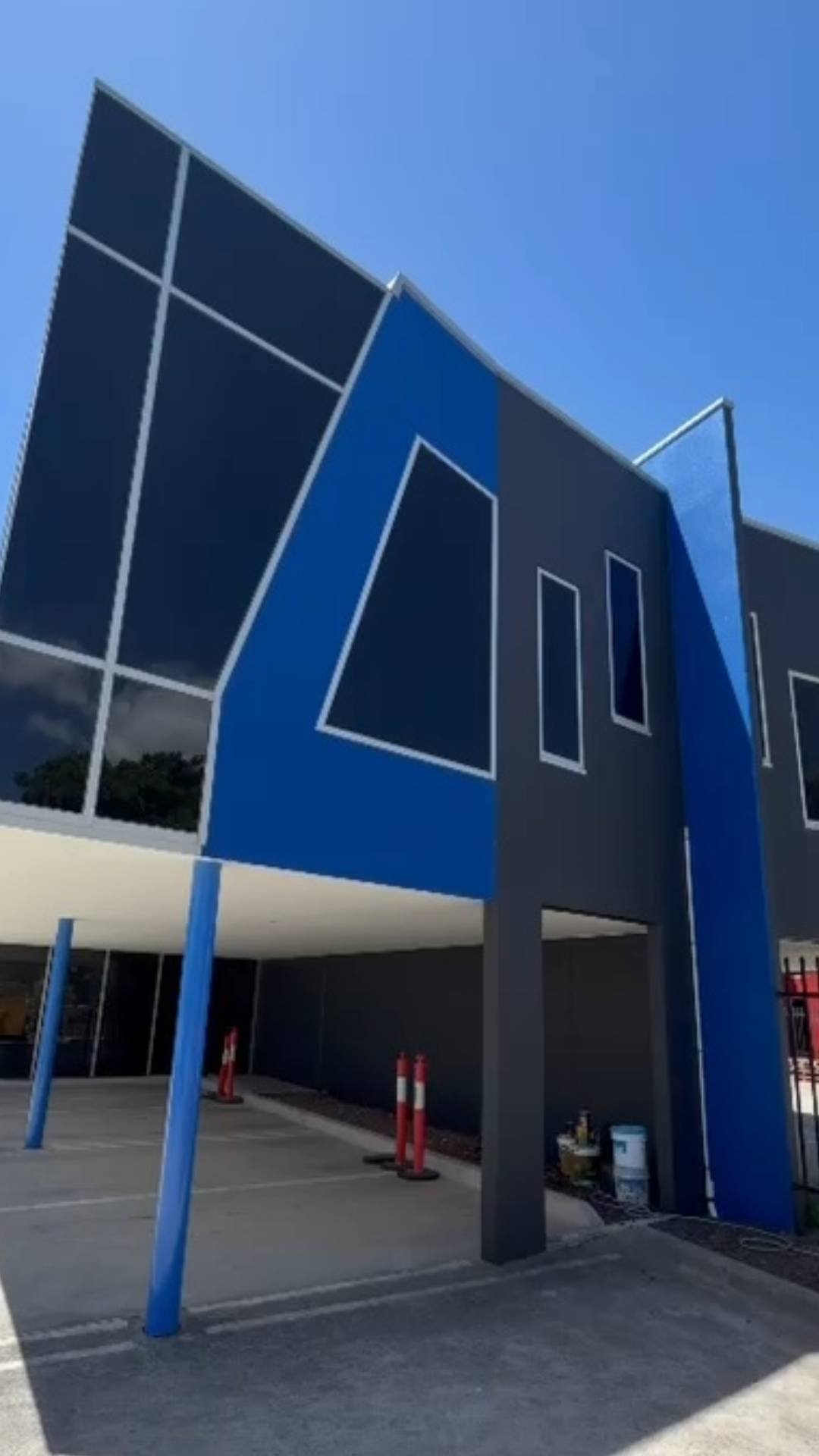 Commercial building exterior painting, Melbourne